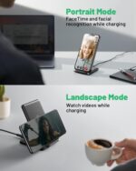 INIU Wireless Charger, 15W Fast Wireless Charging Station - Image 5