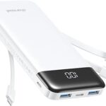 Charmast Portable Charger with Built in Cables