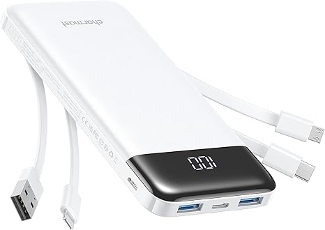 71xS4-JLq-L._AC_SX466_ Charmast Portable Charger with Built in Cables - Image 1