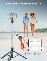 71" Phone Tripod & Selfie Stick - Image 4