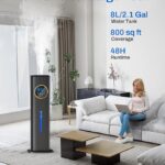 Humidifier Large Room Bedroom with Night Light, 2.1Gal(8L) Humidifiers for Home