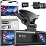 REDTIGER 4K Dash Cam Front Rear, STARVIS 2 Sensor, Free Card Included
